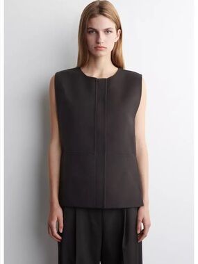 COS Double-faced Wool Hybrid Vest